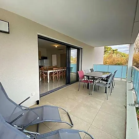T3 Avec Grande Terrasse Et Parking Daire Narbonne-Plage
